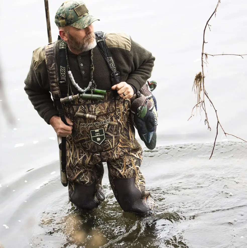 Neoprene Waders, Men's Chest Waders w/ Boots