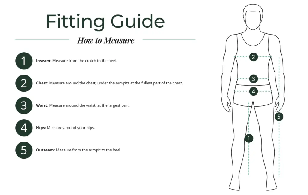 Sizing Guide - High 'N Dry